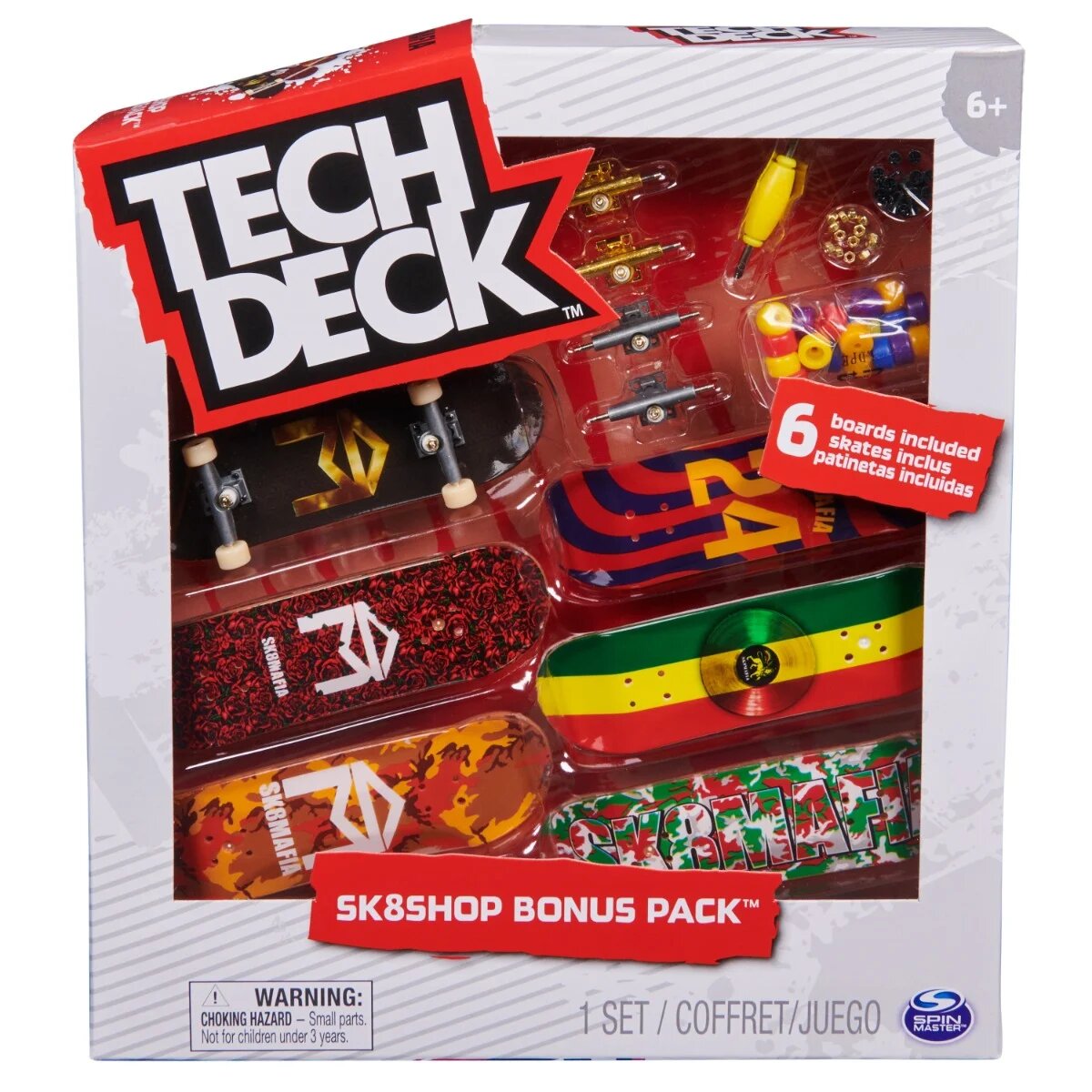 Tech Deck Set 6 mini placi skateboard Bonus Pack Sk8Mafia 20140838