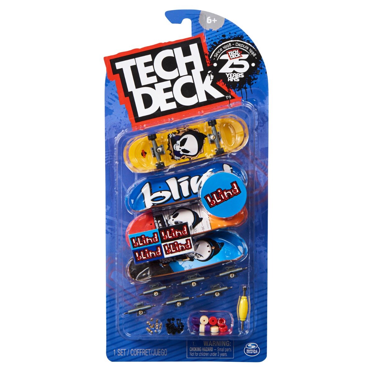 Tech Deck Set mini placa skateboard 4 buc Blind 20140739