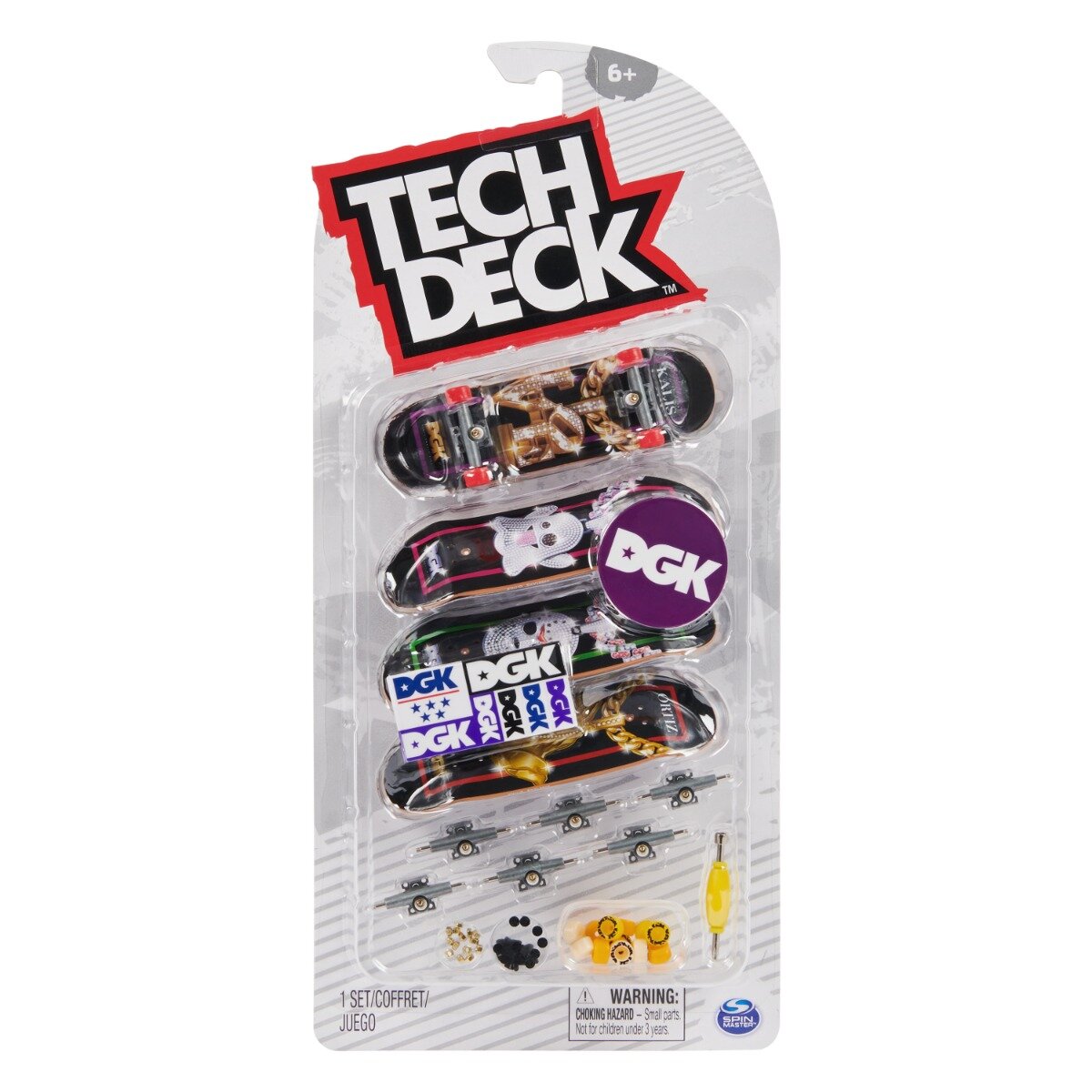 Tech Deck Set mini placa skateboard 4 buc DGK 20140758