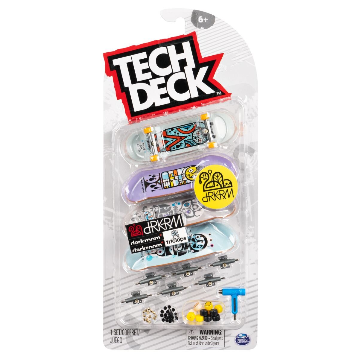 Tech Deck Set mini placa skateboard 4 buc Drkrm 20136719