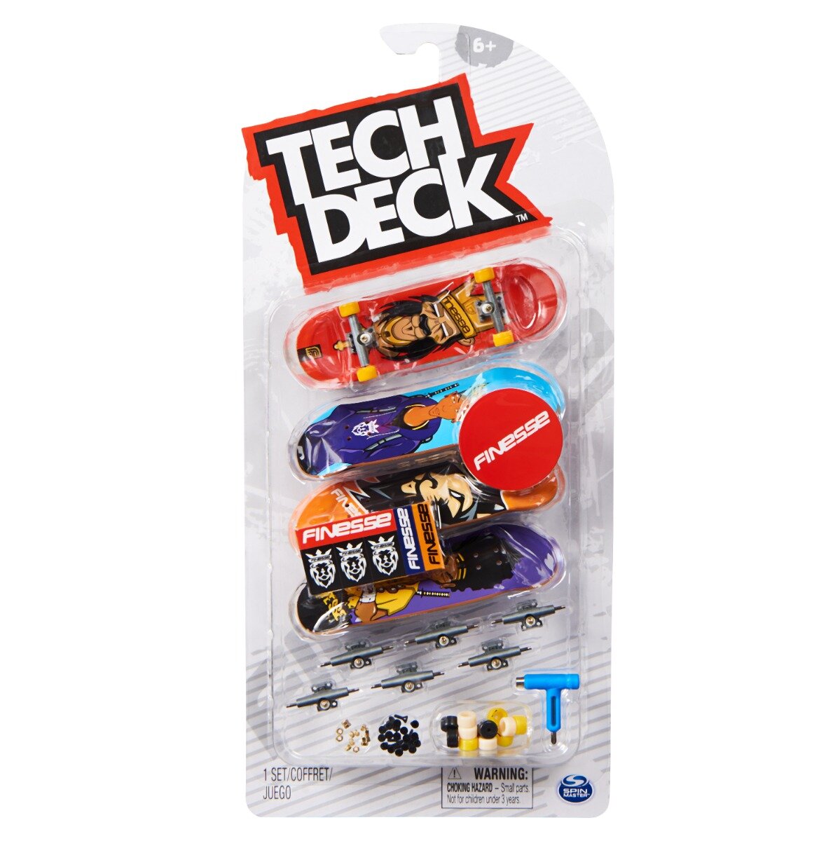 Tech Deck Set mini placa skateboard 4 buc Finesse 20140740