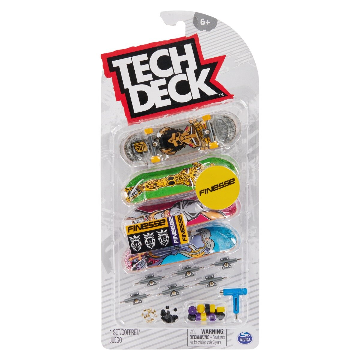 Tech Deck Set mini placa skateboard 4 buc Finesse 20140759