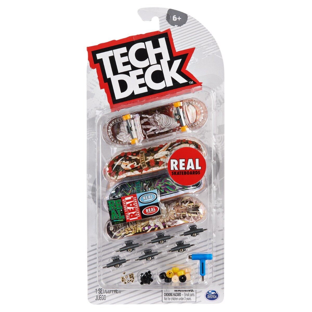 Tech Deck Set mini placa skateboard 4 buc Real 20140753