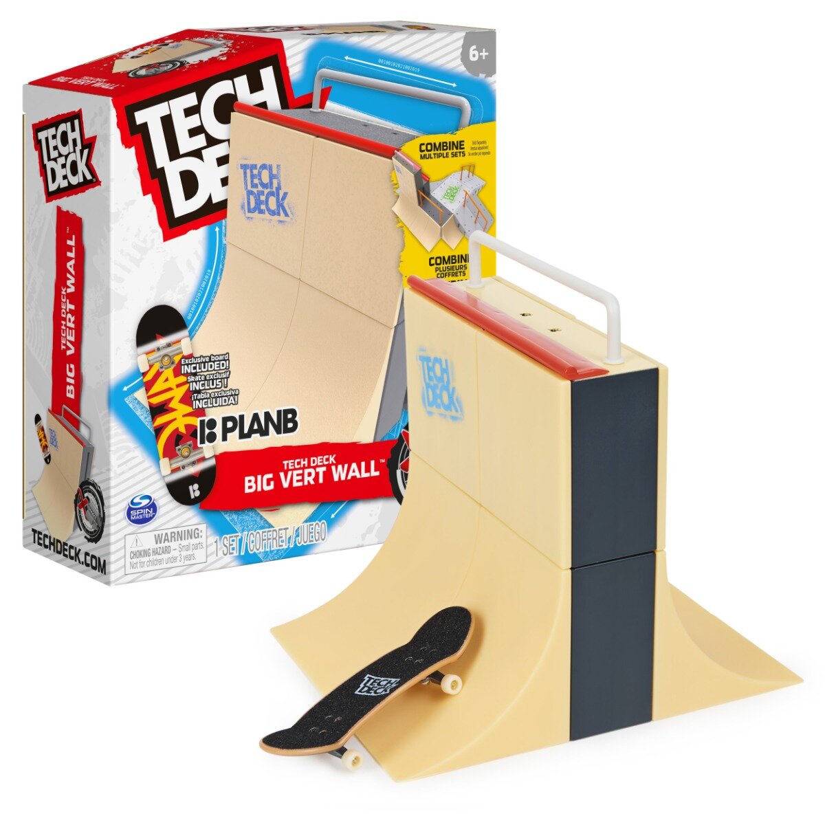 Tech Deck Set mini skateboard cu rampa Big Vert Wall