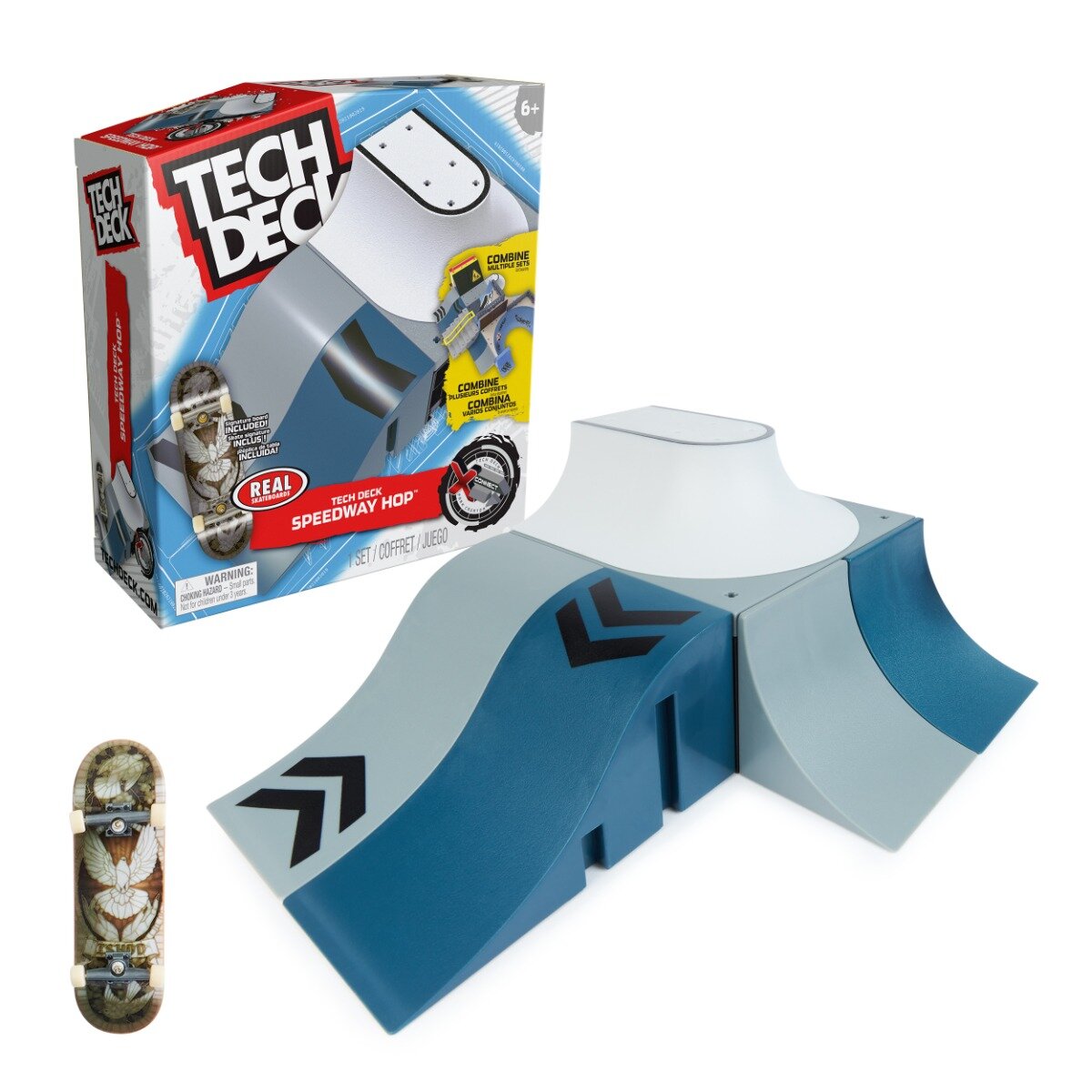 Tech Deck Set mini skateboard cu rampa Real Speedway Hop 20141009