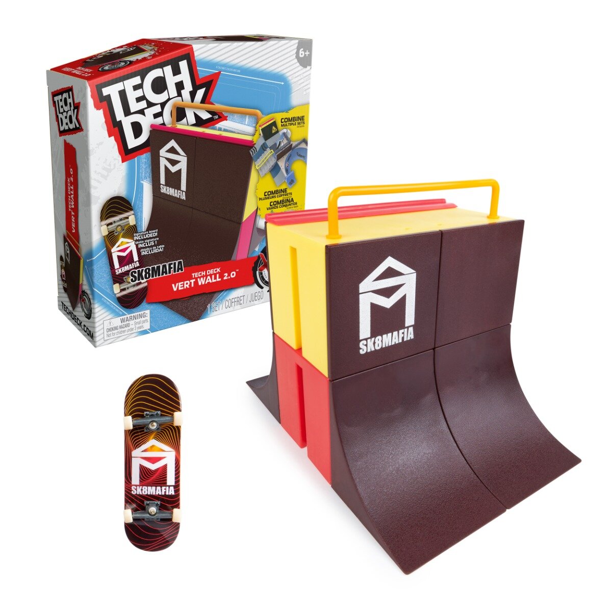Tech Deck Set mini skateboard cu rampa Sk8Mafia Vert Wall 2 20141010