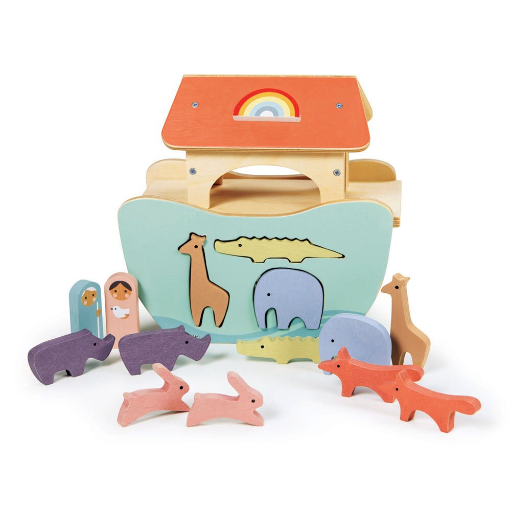 Tender Leaf Toys Arca lui Noe din lemn premium