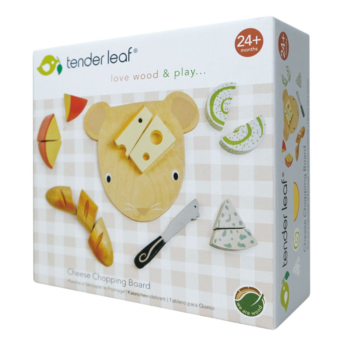 Tender Leaf Toys Set branzeturi de feliat din lemn premium 13 piese