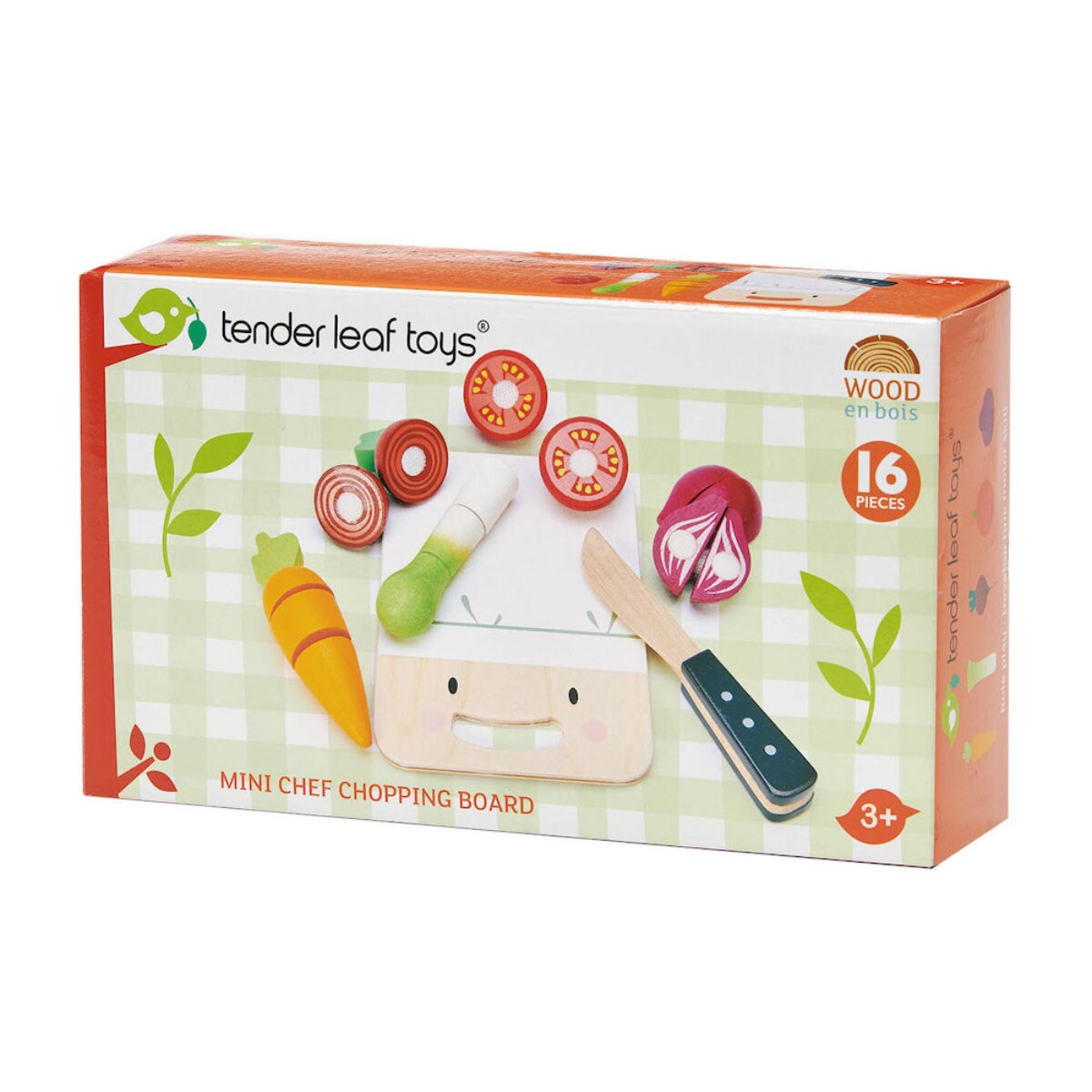 Tender Leaf Toys Set legume de feliat din lemn 16 piese