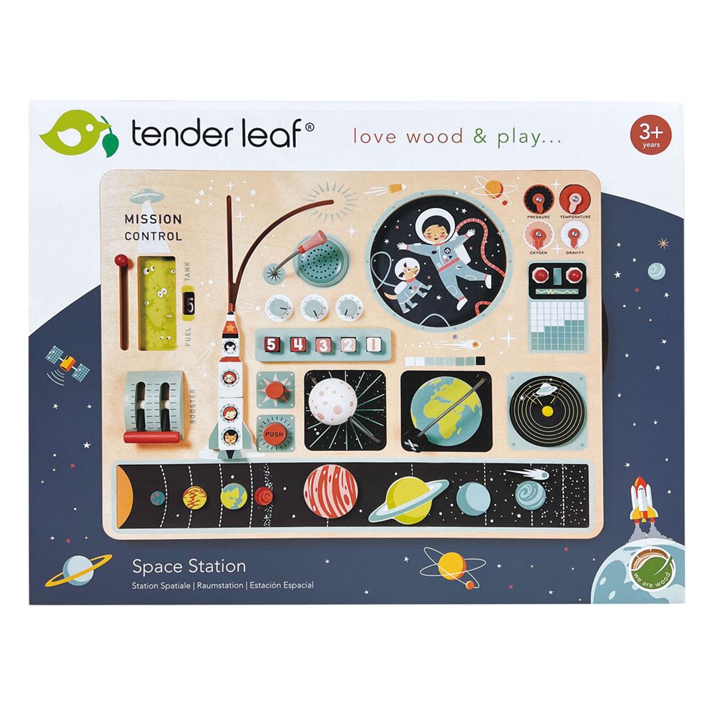 Tender Leaf Toys Statie spatiala din lemn premium