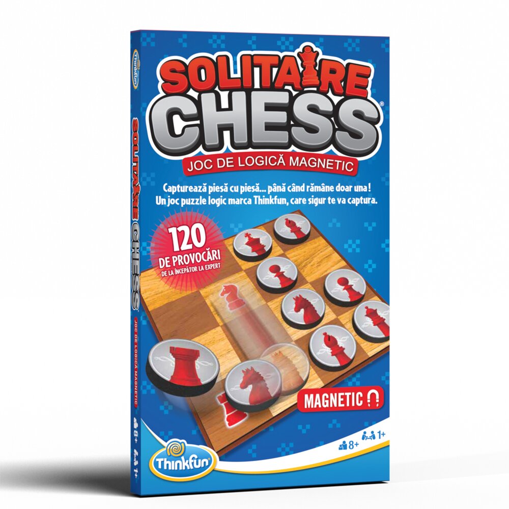 Think Fun Joc de logica magnetic Solitaire Chess Lb. romana