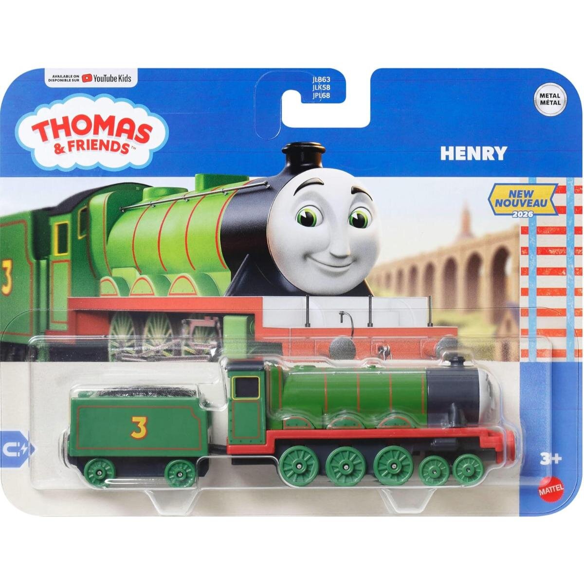Thomas and Friends Locomotiva cu vagon Henry JLB66