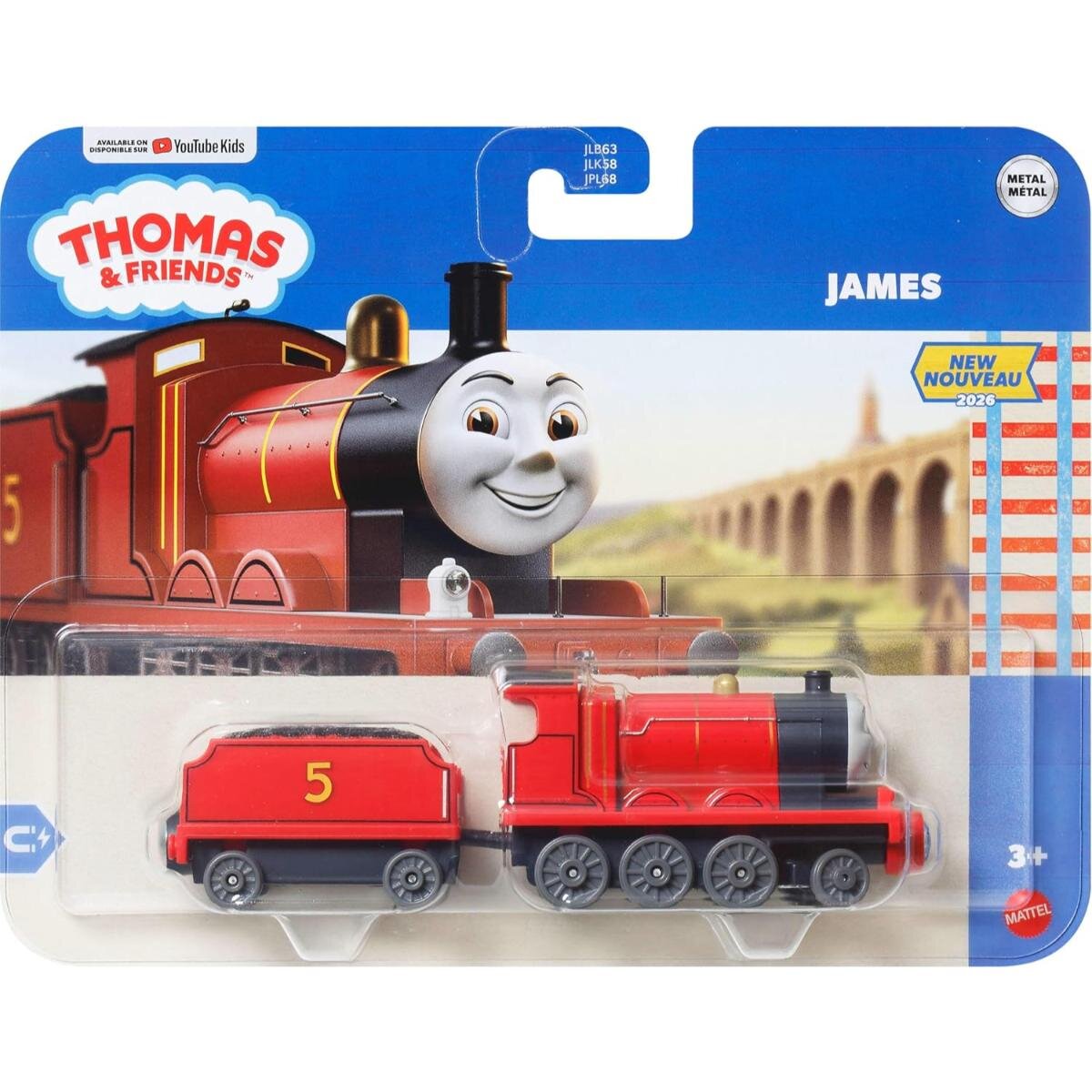 Thomas and Friends Locomotiva cu vagon James JLB65
