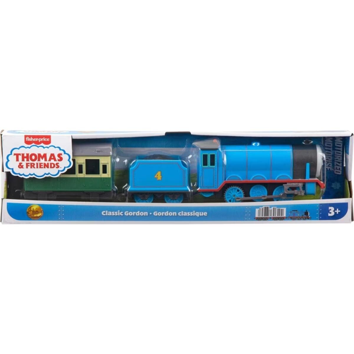 Thomas and Friends Locomotiva motorizata cu 2 vagoane Classic Gordon JFV76
