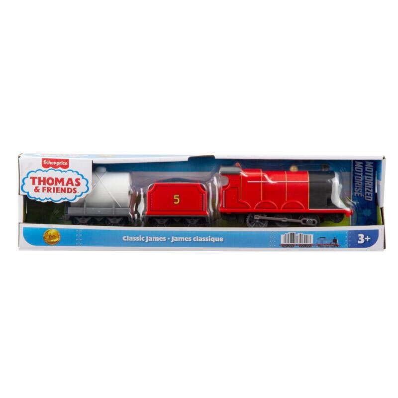 Thomas and Friends Locomotiva motorizata cu 2 vagoane Classic James JFV74