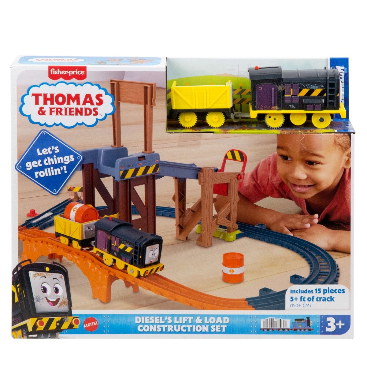 Thomas and Friends Set de joaca cu trenulet Diesel Lift and Load JBW20