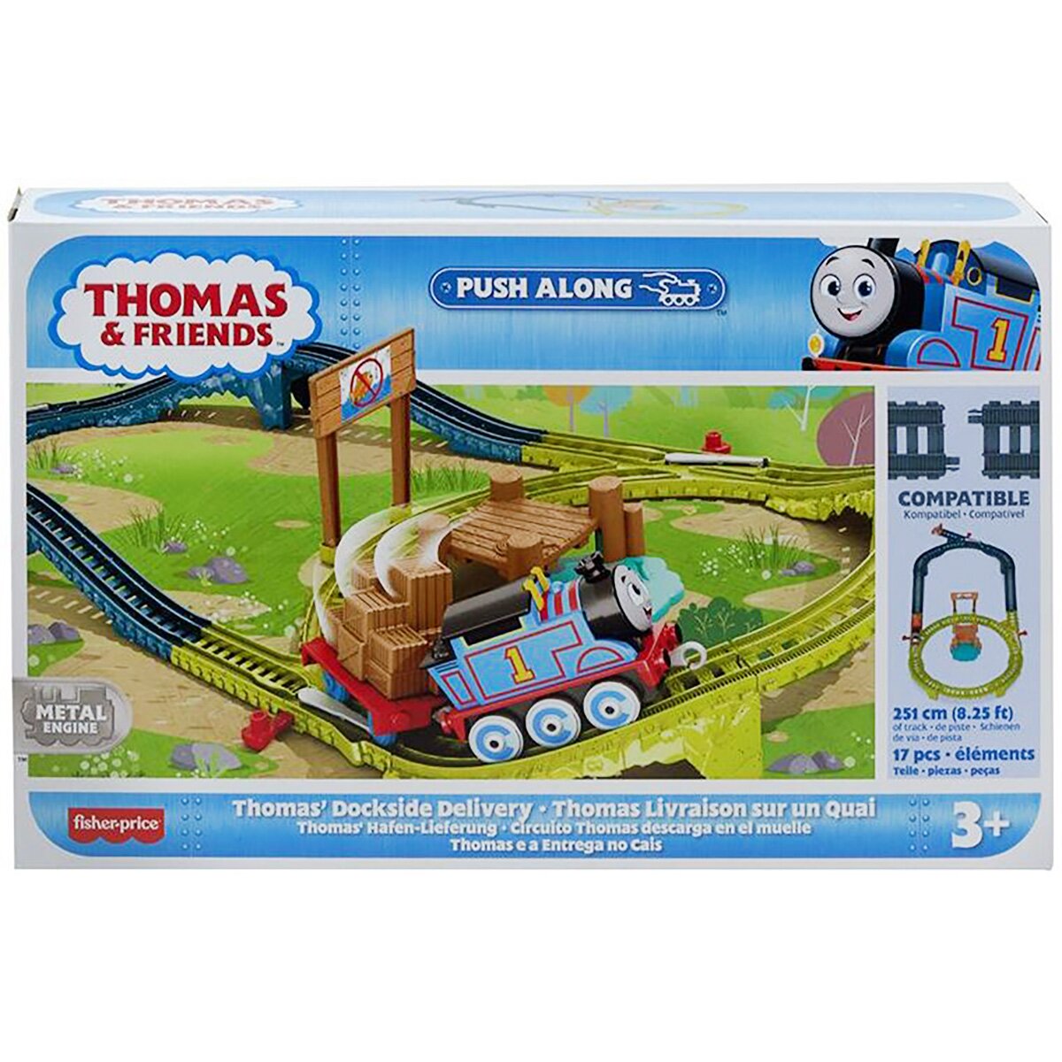 Thomas and Friends Set de joaca Trenulet cu circuit Thomas Dockside Delivery HPM64