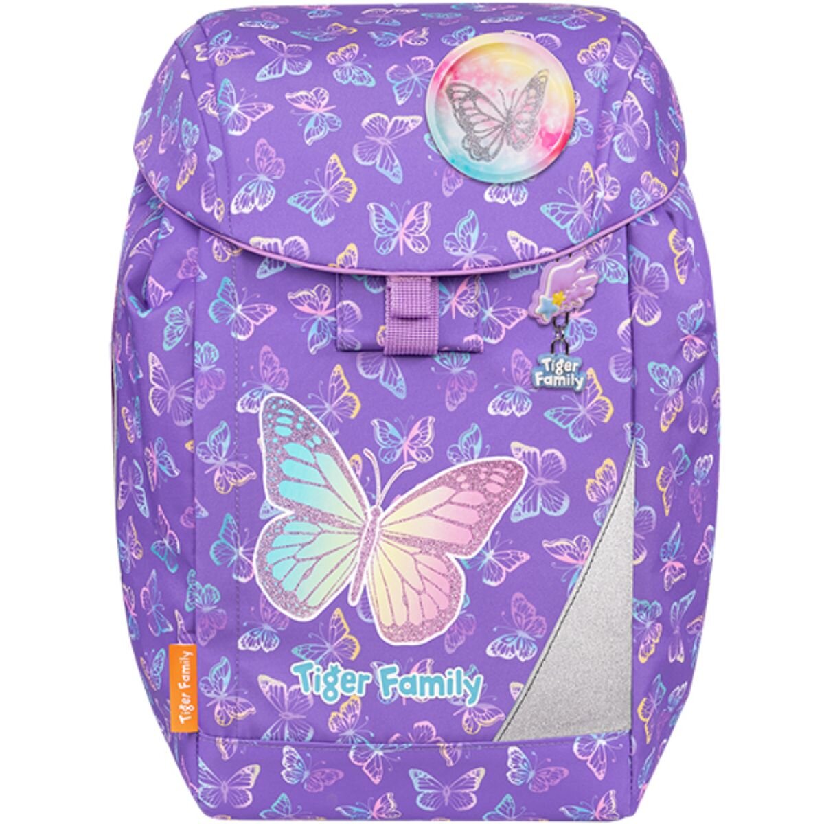 Tiger Family Ghiozdan neechipat Eggie motiv Butterflies & Rainbows