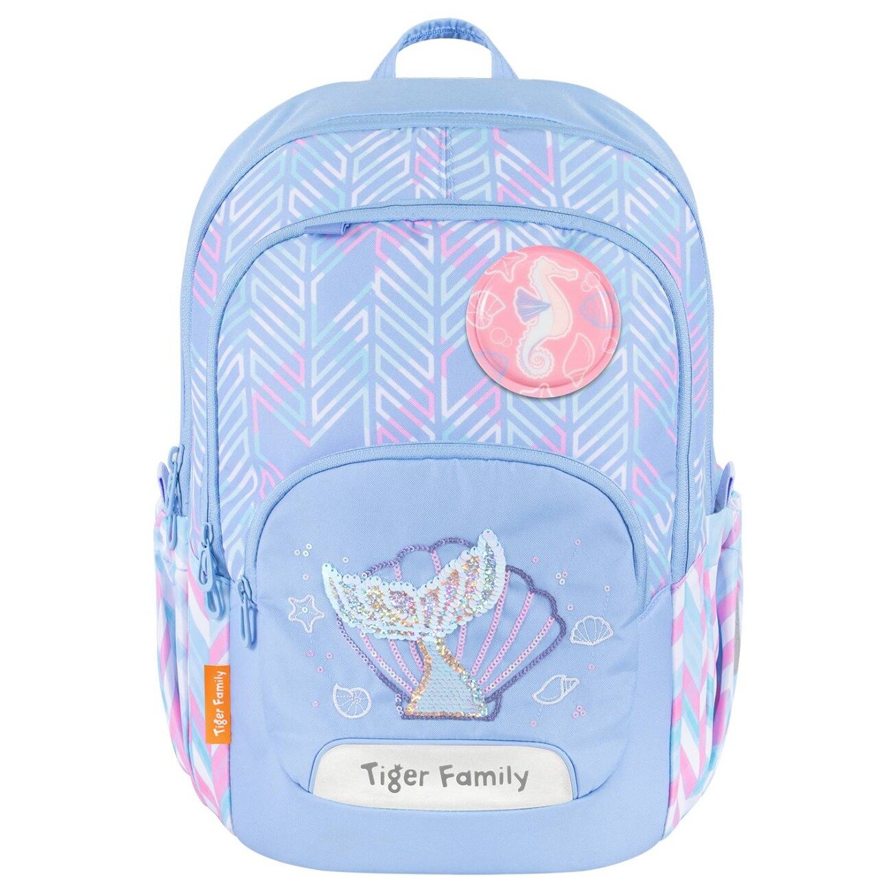 Tiger Family Ghiozdan neechipat Jazzy Flex Splash Of Ocean