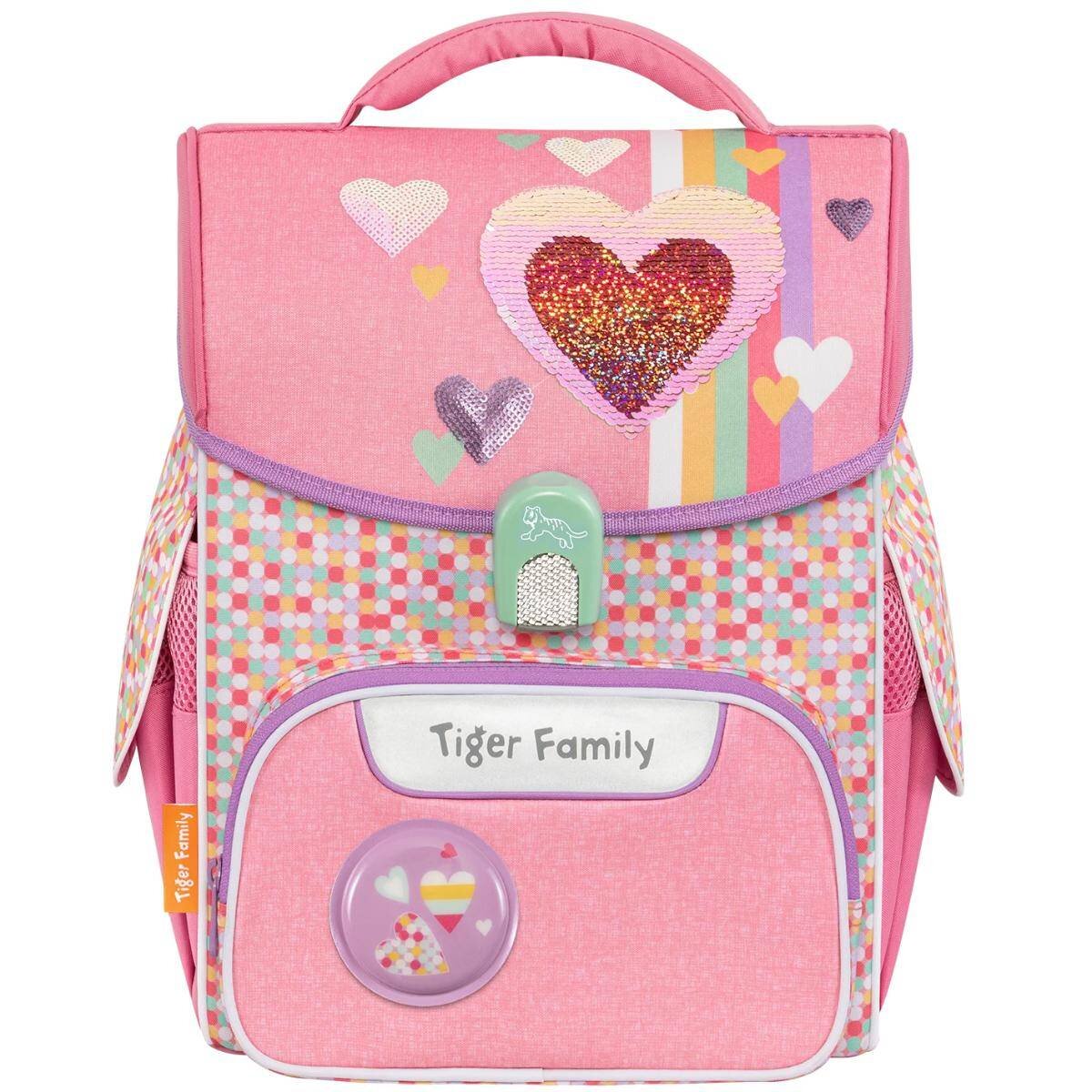 Tiger Family Ghiozdan neechipat Jolly Pro 2S Pink Amour