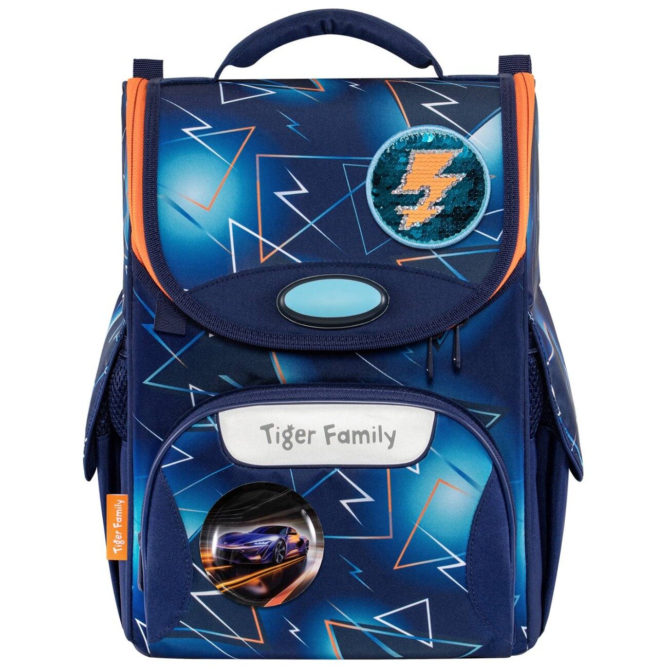 Tiger Family Ghiozdan neechipat Nature Quest Pro 2S Lightning Race Go Green
