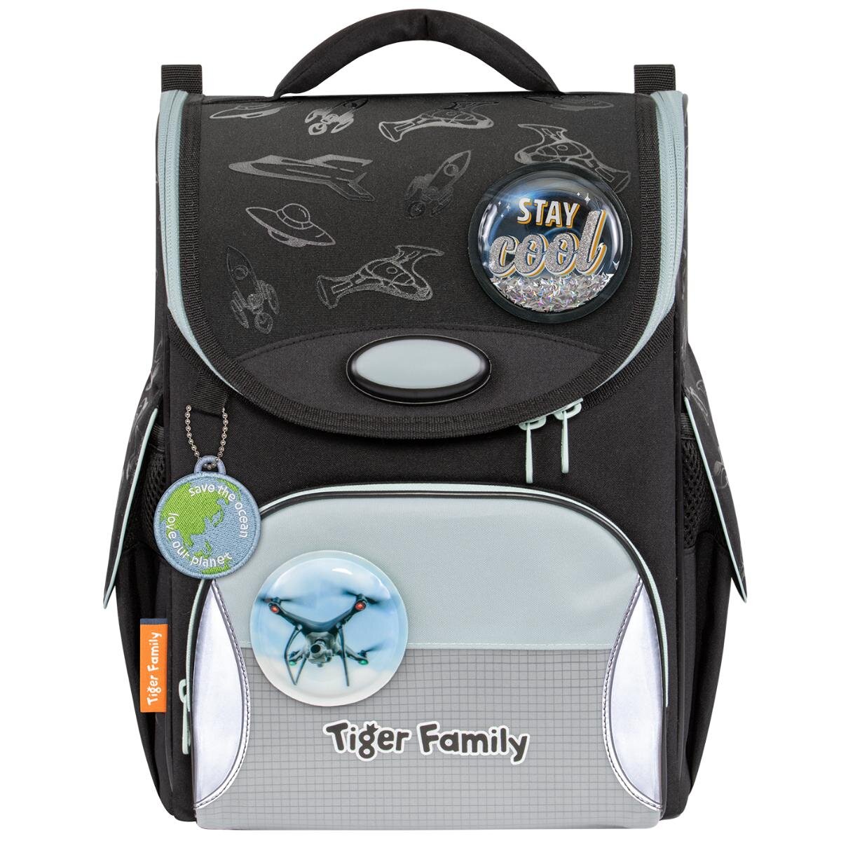 Tiger Family Ghiozdan neechipat Nature Quest Space Vision