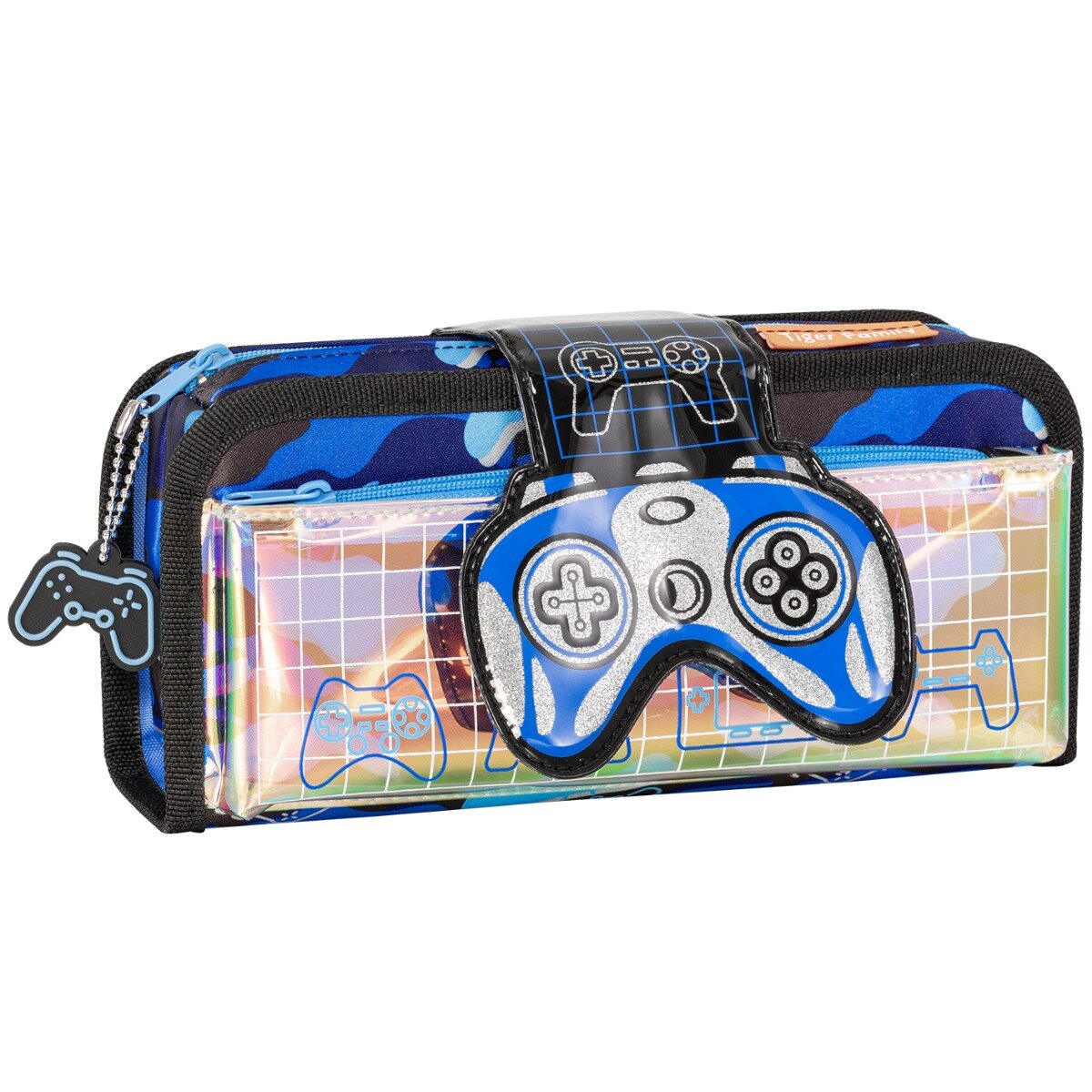 Tiger Family Penar dreptunghiular Fun Time 2 in 1 motiv Total Gamer