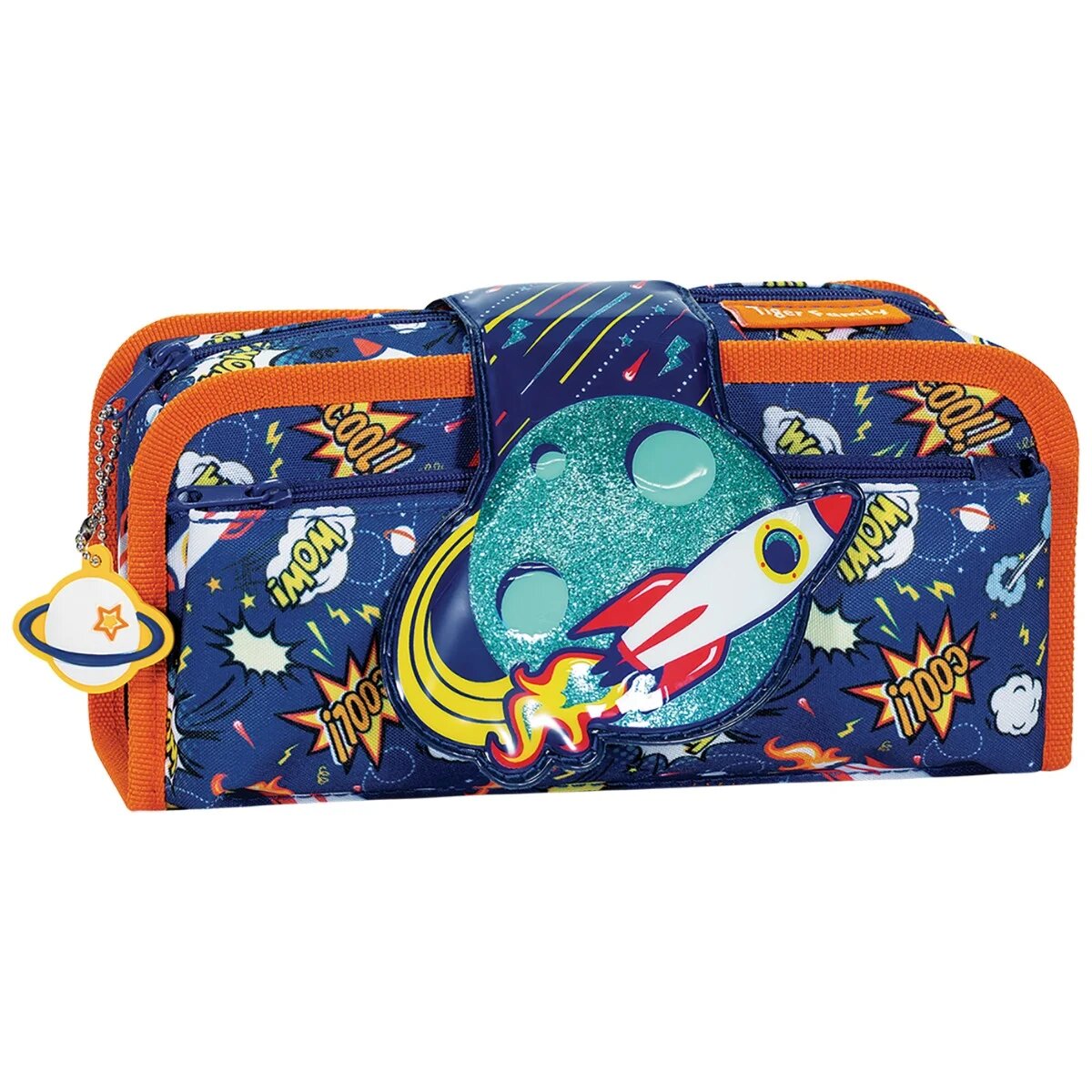 Tiger Family Penar necessaire Fun Time 2 in 1 cu o clapa motiv Rock-It Up