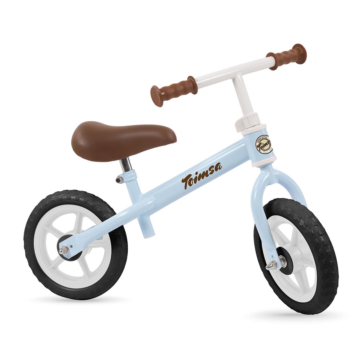 TOIMSA Bicicleta fara pedale Vintage 10 inch Albastru