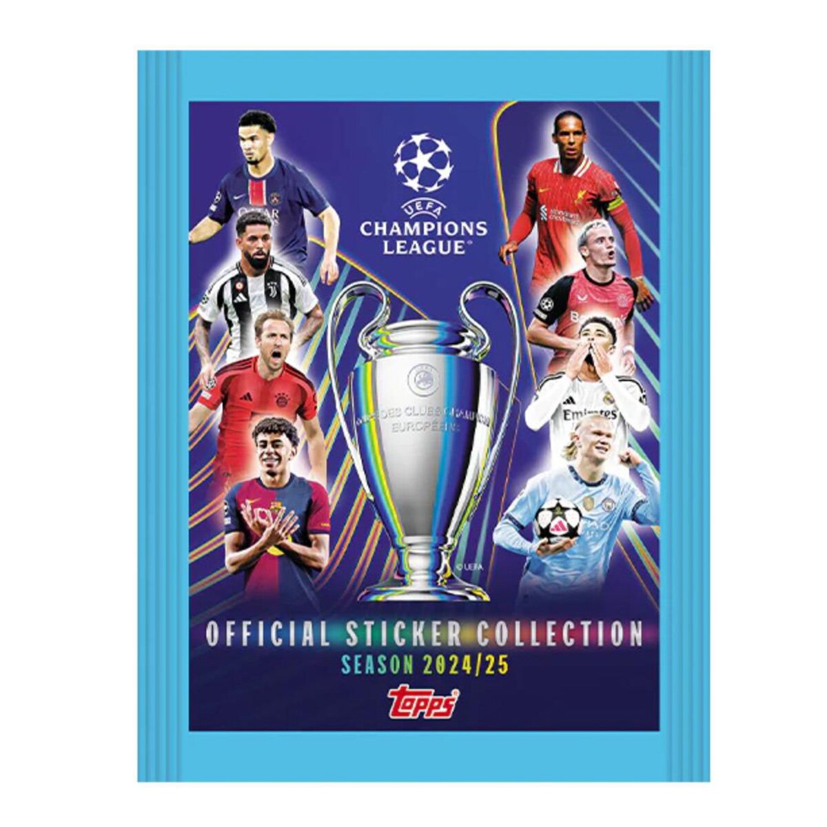 Topps Set 6 stickere Champions League 2024-2025
