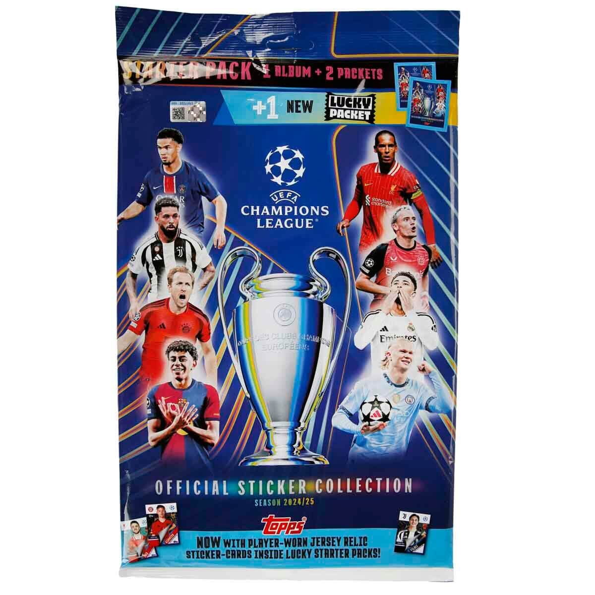 Topps Set album si stickere Champions League 2024-2025 Starter Pack