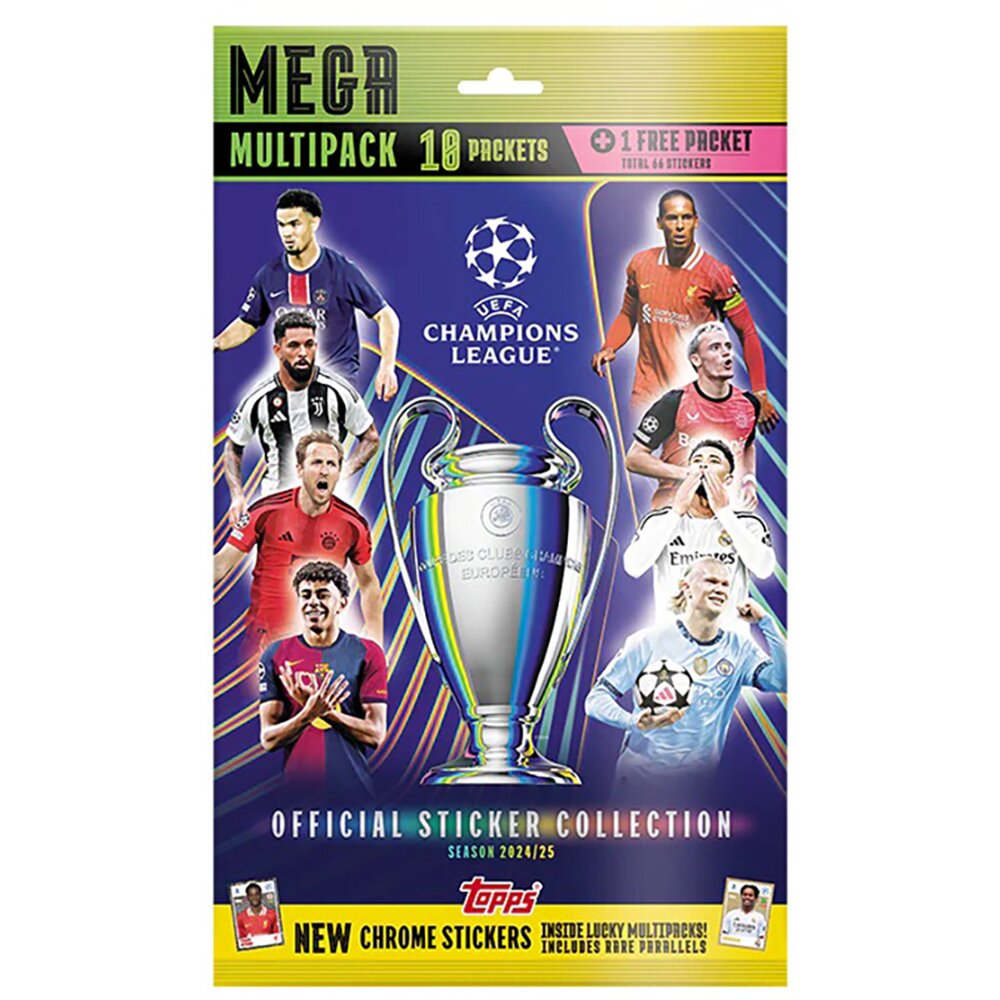 Topps Set stickere Champions League 2024-2025 Mega Multipack