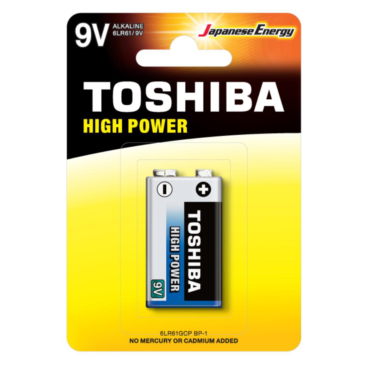 Toshiba Baterie Alcalina 9V Blu Line BL 1