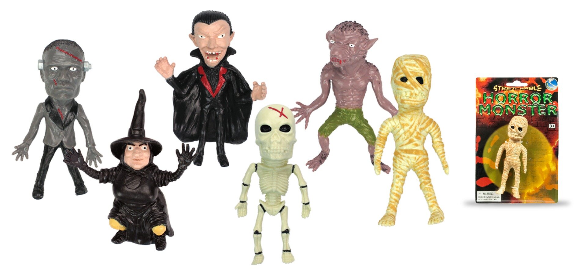 Toy Major Figurina flexibila - Stretchy monster