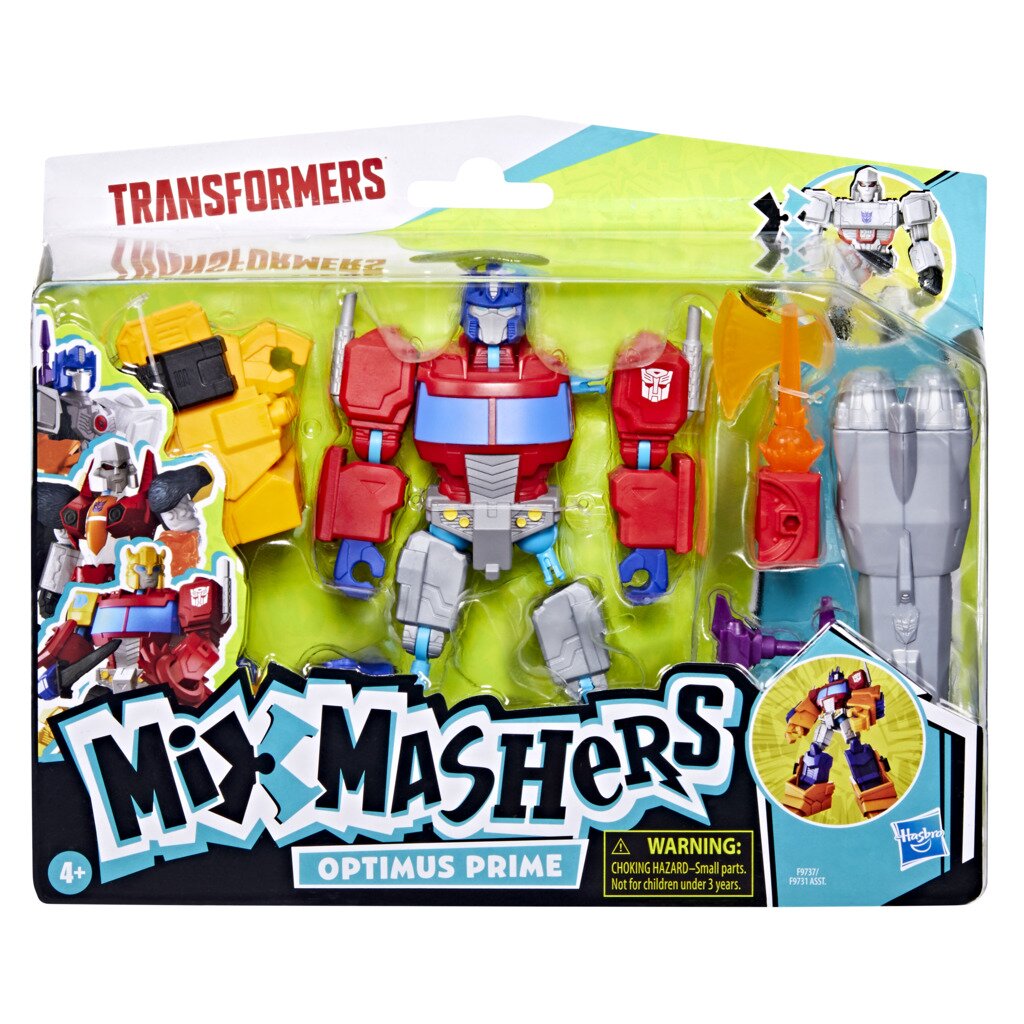 Transformers Figurina cu accesorii Mixmashers Optimus Prime F9737