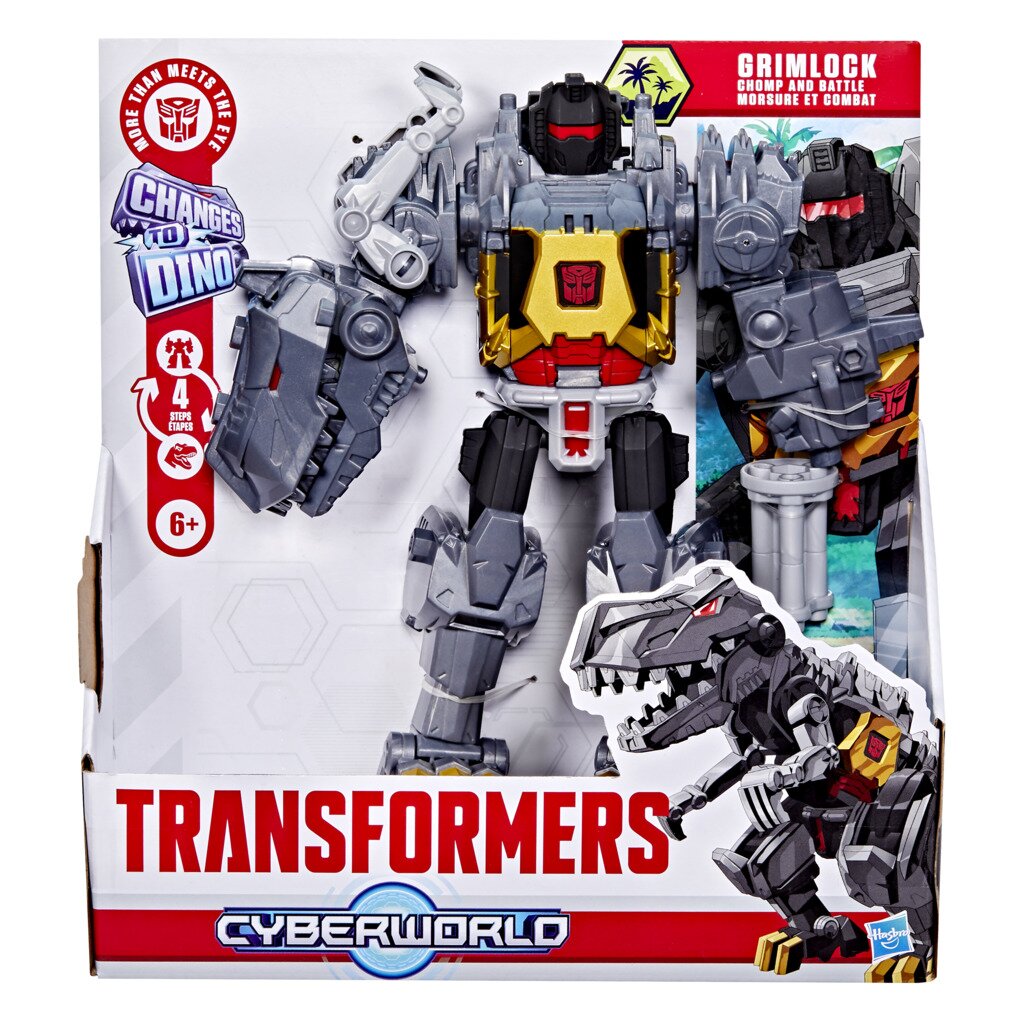 Transformers Figurina Cyberworld Changes to Dino Grimlock G0748