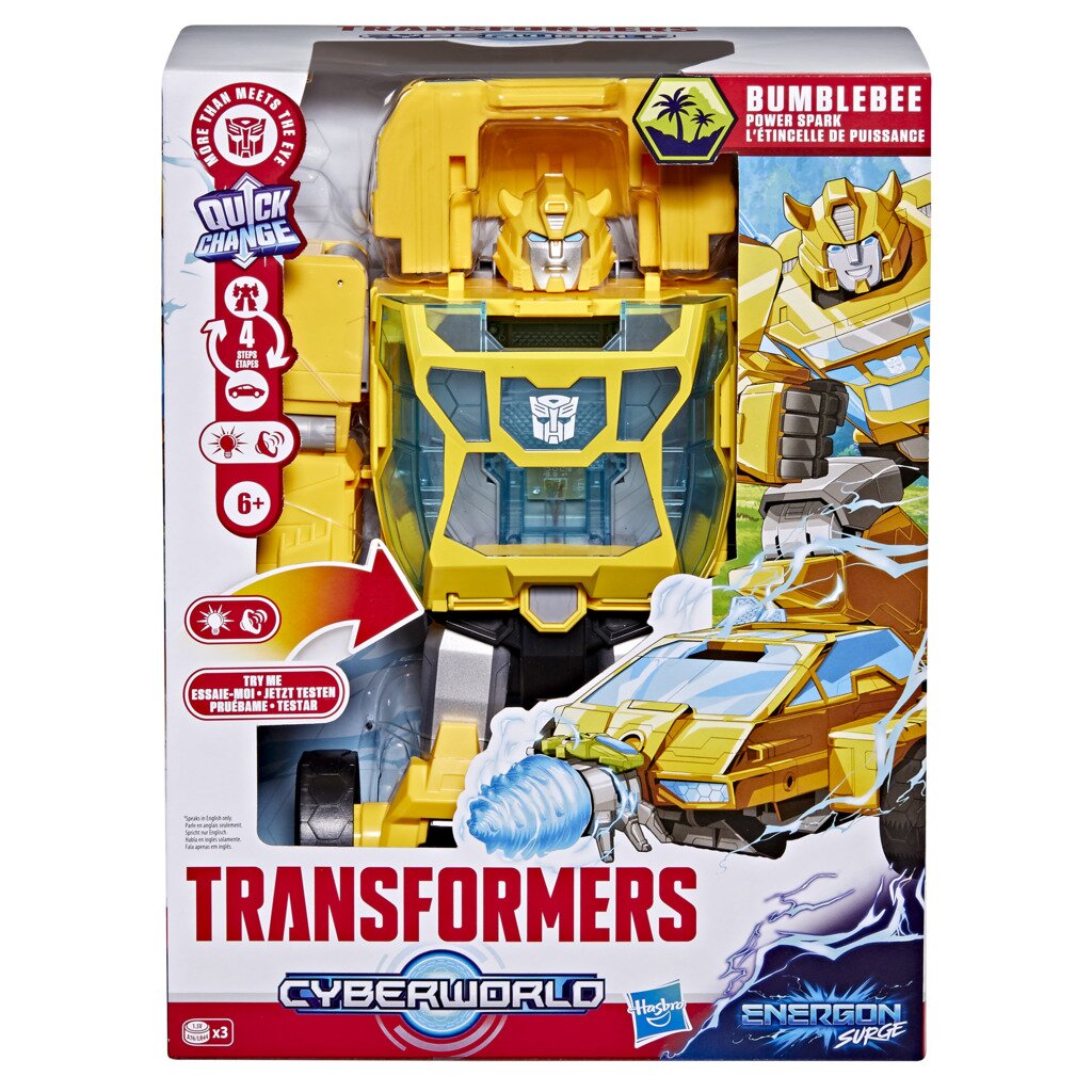 Transformers Robot transformabil Cyberworld Energon Surge Bumblebee Power Spark G2451
