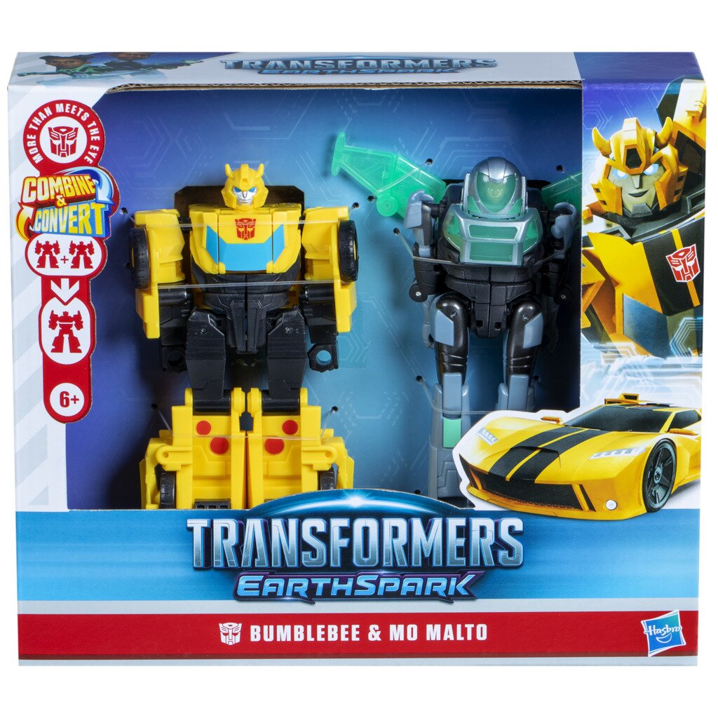 Transformers Set 2 figurine Earthspark Bumblee Bee si Mo Malto F8439
