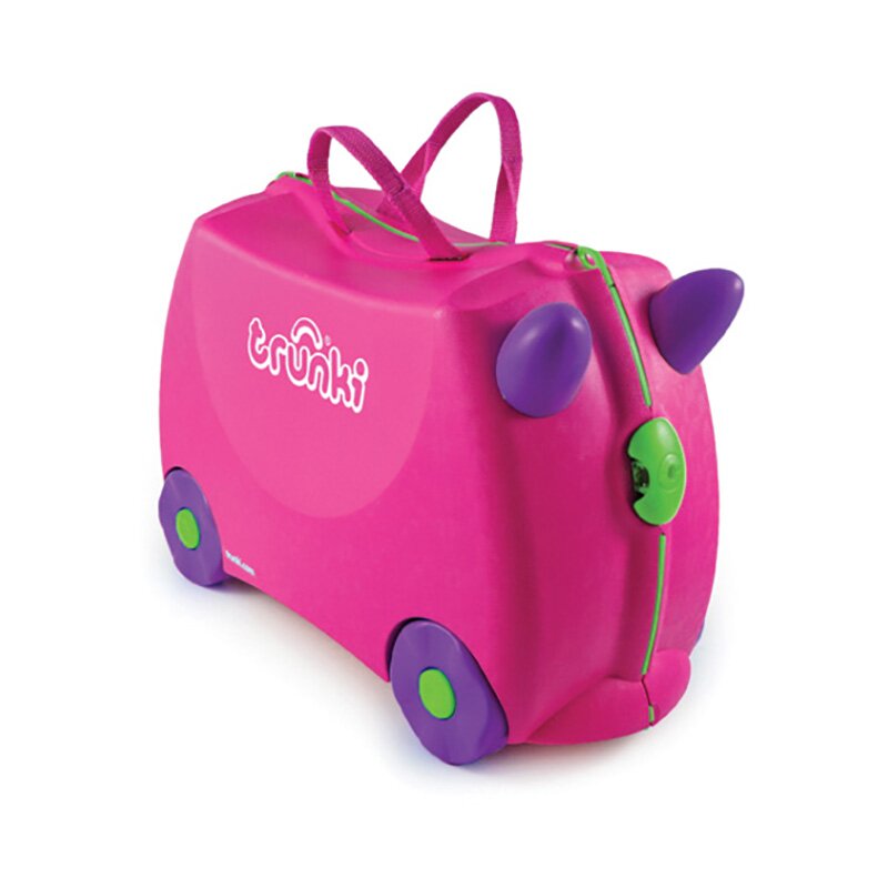 Trunki Valiza pentru copii Ride-On Trixie Roz 46 cm