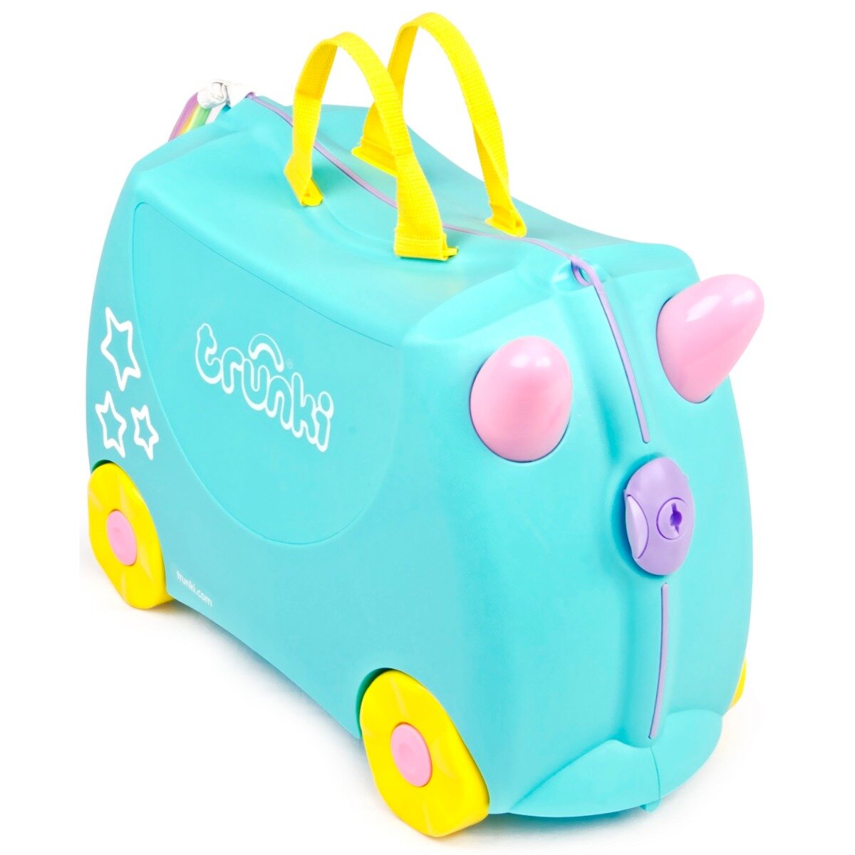 Trunki Valiza pentru copii Ride-On Una Unicorn Turcoaz 46 cm