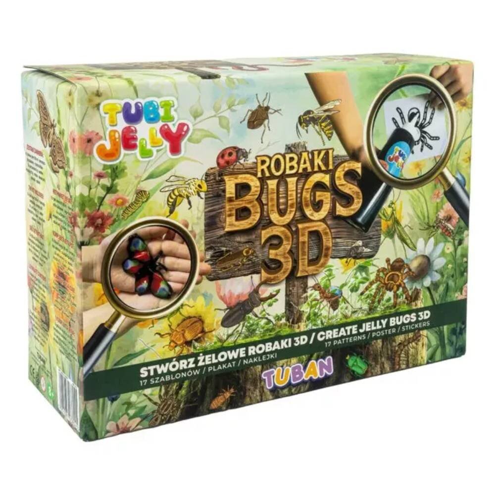 Tuban Set gel modelator cu 6 culori Tubi Jelly Insecte