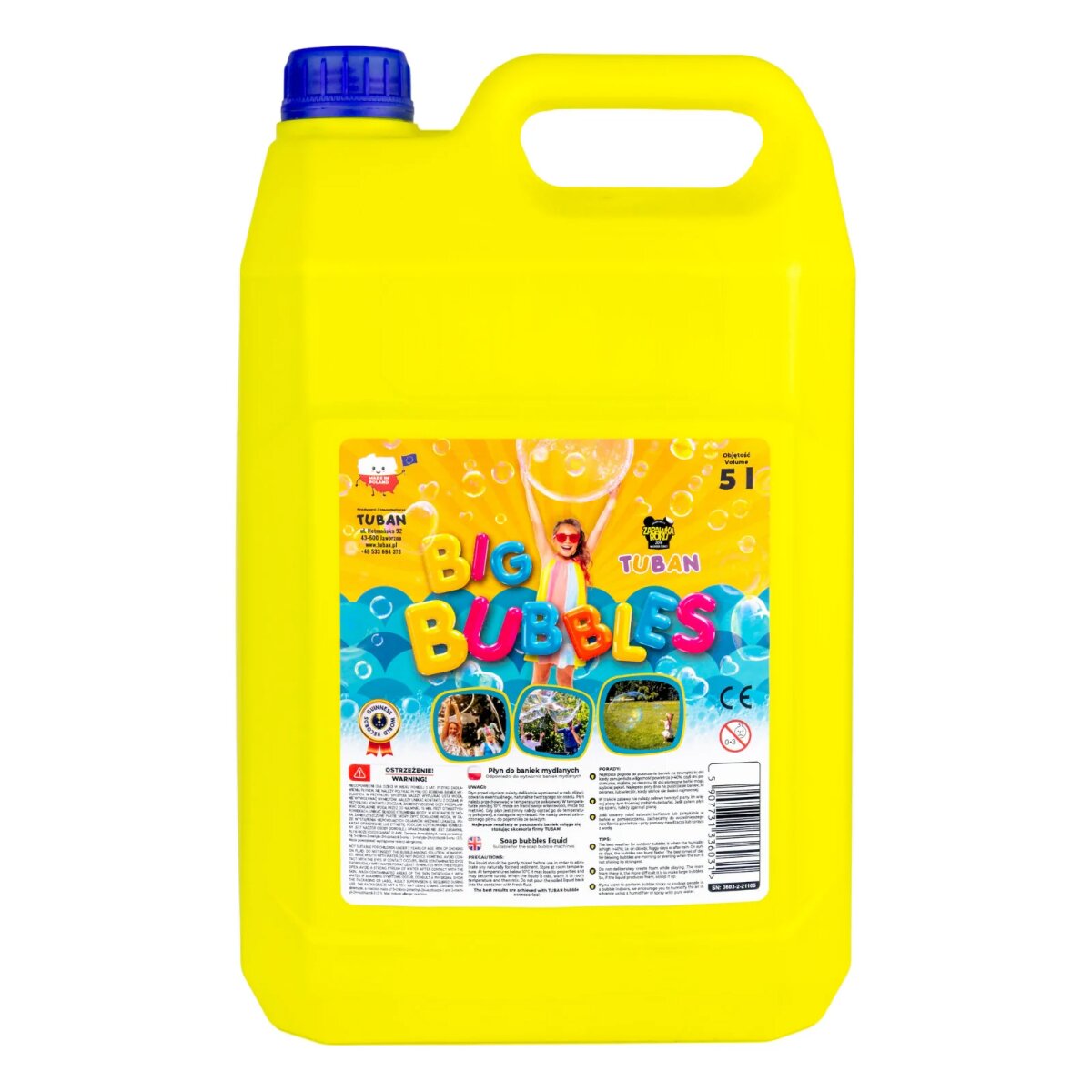 Tuban Solutie de facut baloane de sapun gigante 5 litri