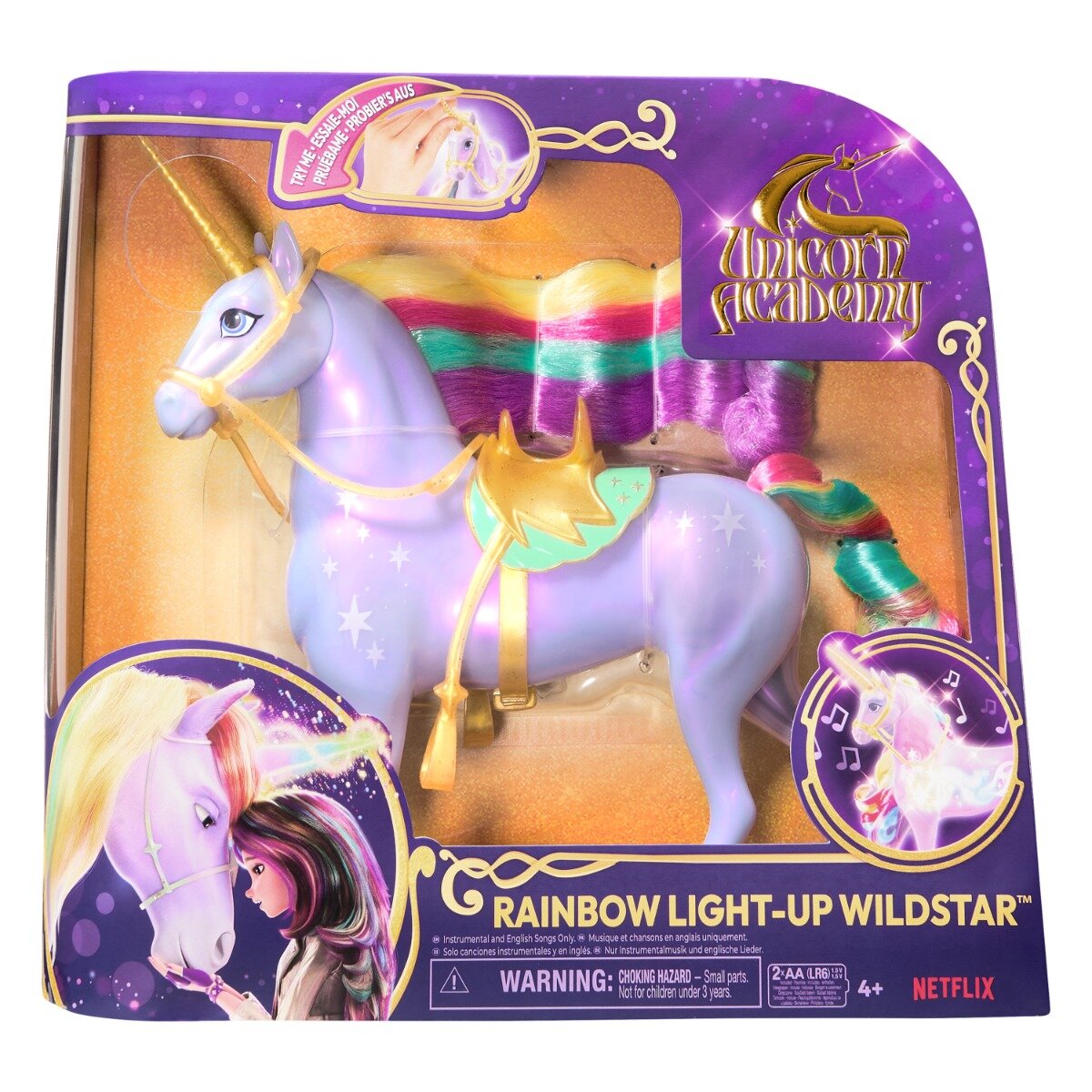 Unicorn Academy Figurina unicorn cu lumini curcubeu 6071157