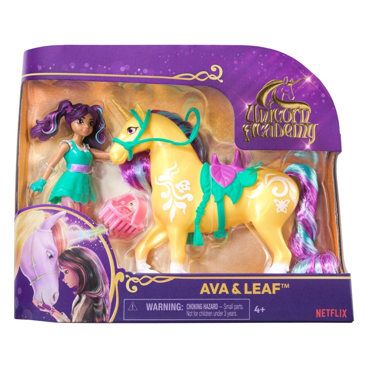 Unicorn Academy Set papusa Ava si unicornul Leaf 20149004