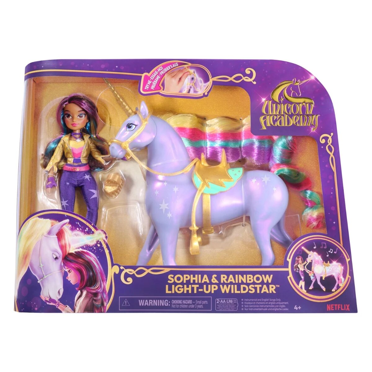 Unicorn Academy Set unicorn Rainbow si papusa Sophia 6071553