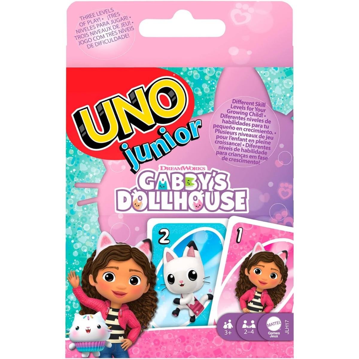 Uno Joc de societate Junior Gabbys Dollhouse JLH17