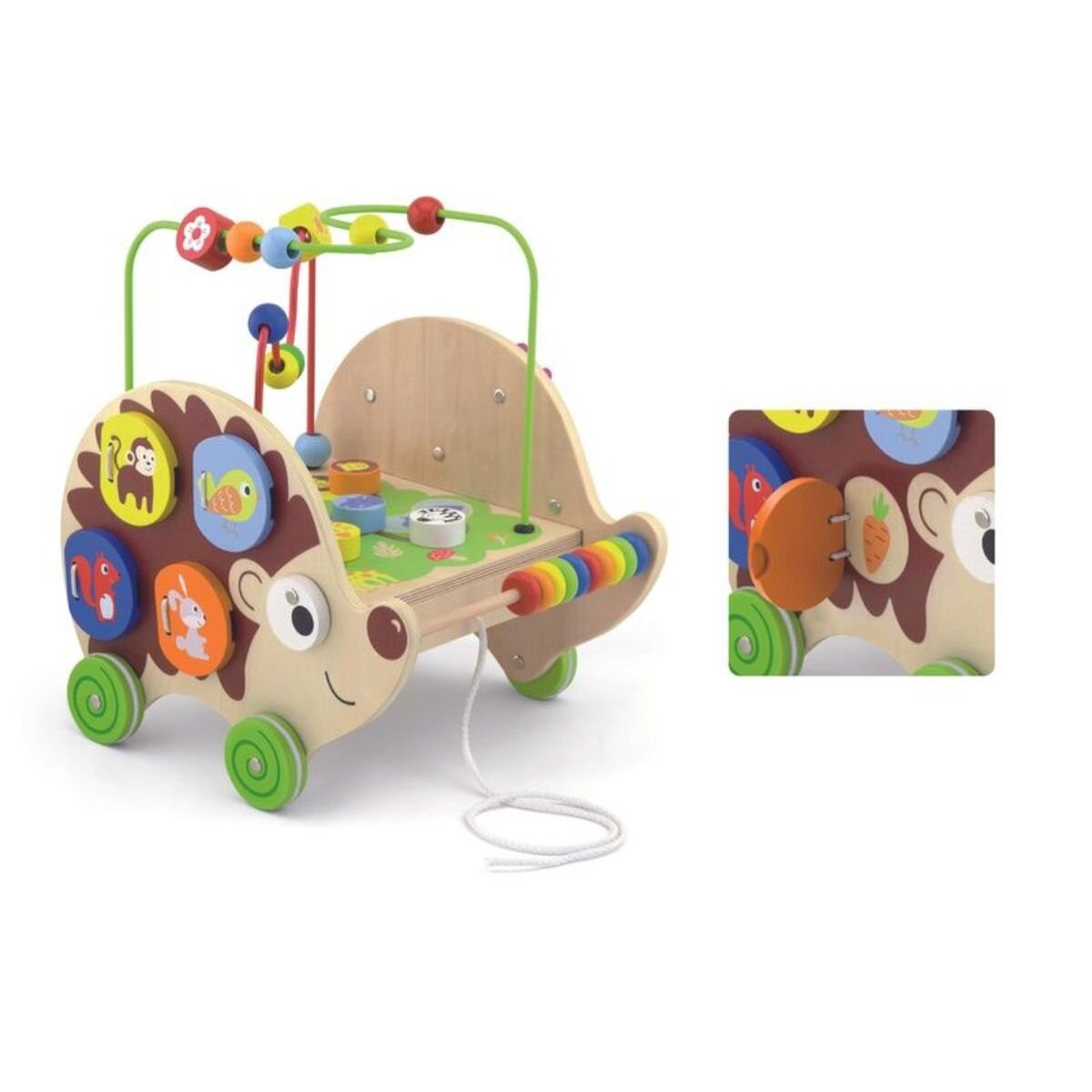 Viga Centru de activitati 4 in 1 Arici