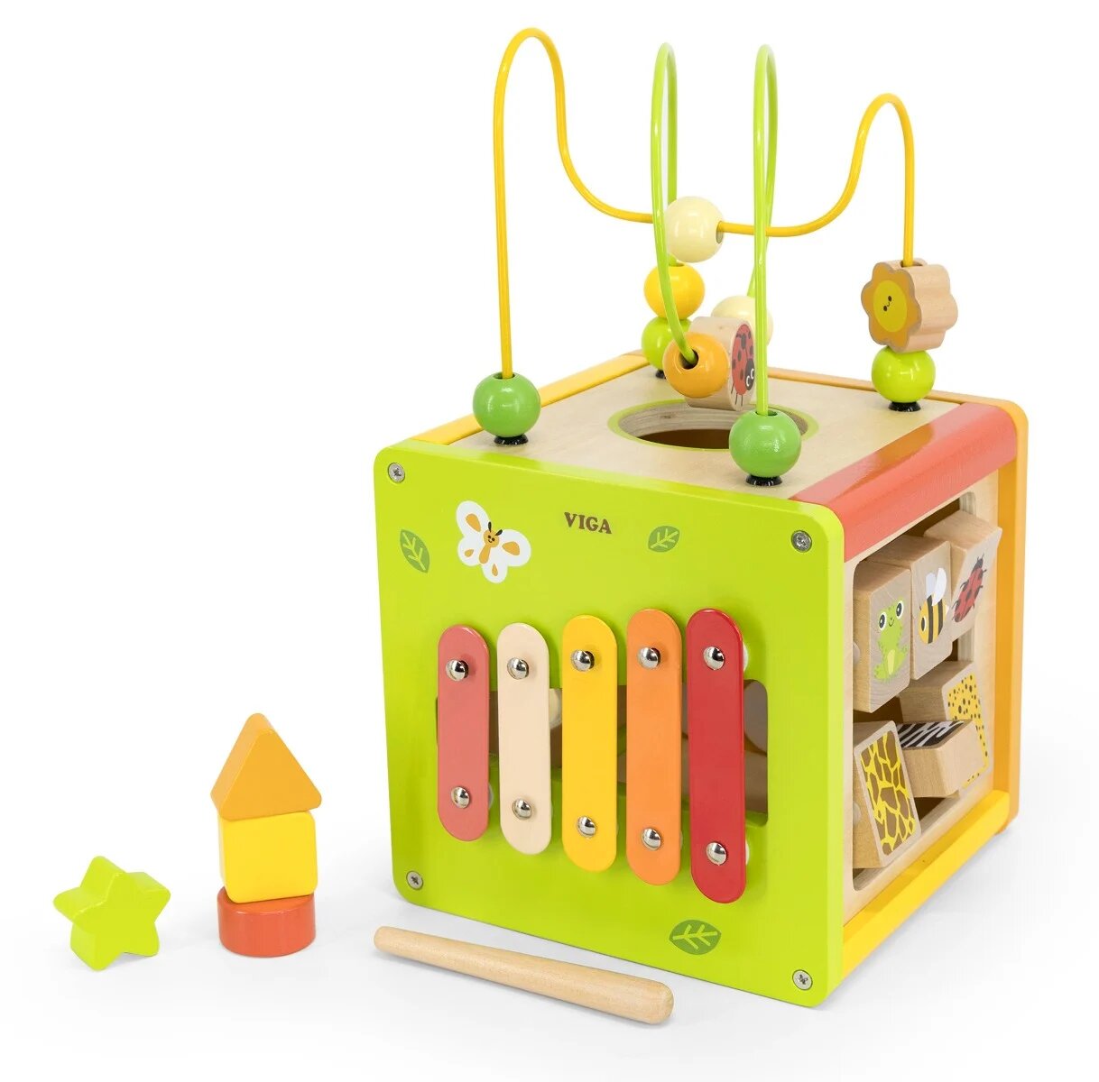 Viga Cub cu activitati 5 in 1