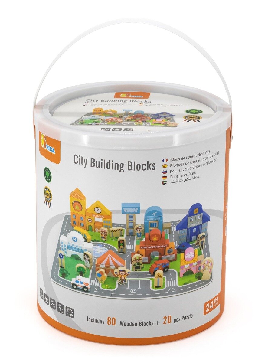 Viga Cuburi de construit Orase 100 buc