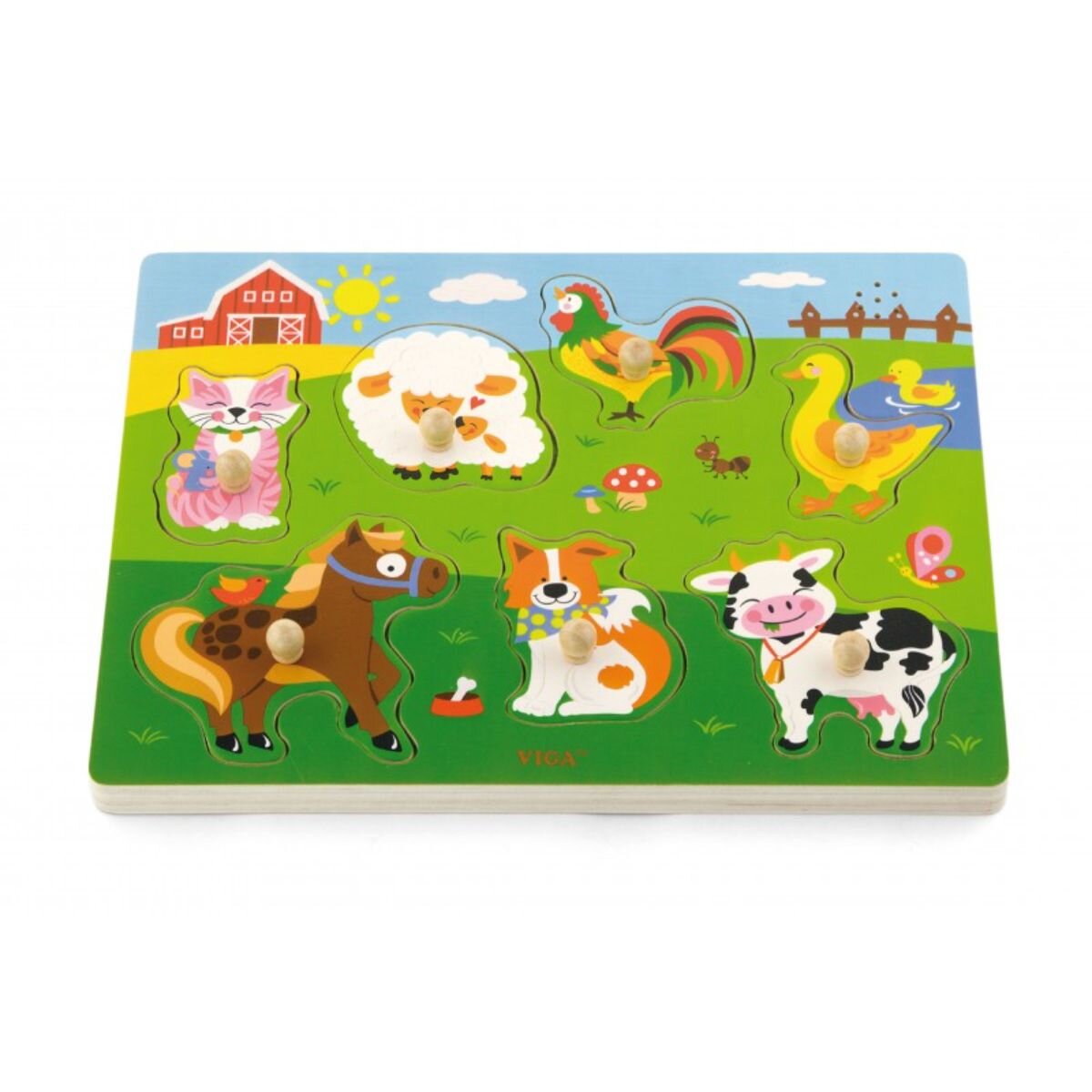 Viga Puzzle cu sunete Animale